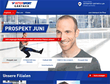 Tablet Screenshot of intersport-gaertner.de